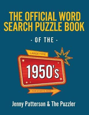 Book cover for The Official Word Search Puzzle Book of the 1950's