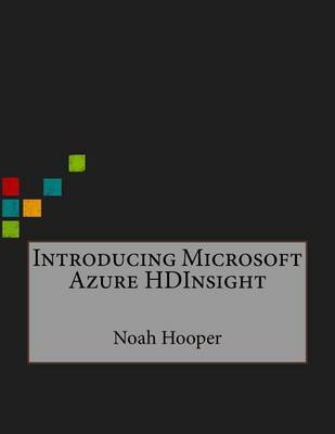 Book cover for Introducing Microsoft Azure Hdinsight