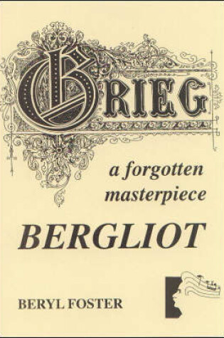 Cover of Edvard Grieg's "Bergliot"