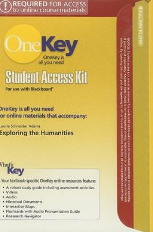 Cover of OneKey Blackboard, Student Access Kit, Introduction to the Humanities, Combined