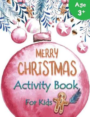 Book cover for Merry Christmas Activity Book for Kids