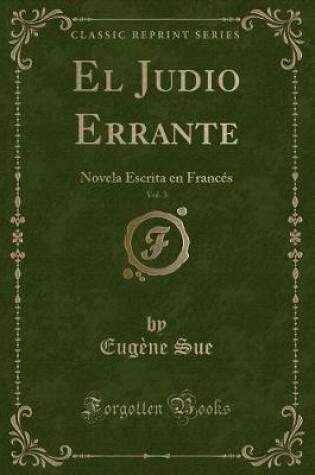 Cover of El Judio Errante, Vol. 3