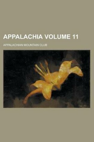 Cover of Appalachia Volume 11