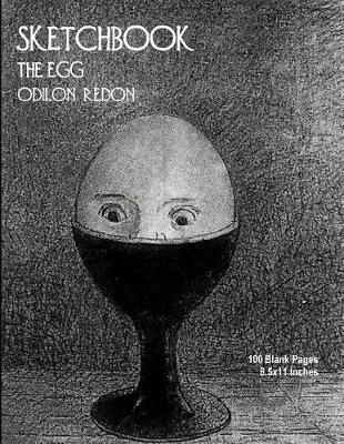 Book cover for Sketchbook - The Egg - Odilon Redon