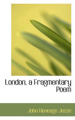 Book cover for London, a Fragmentary Poem