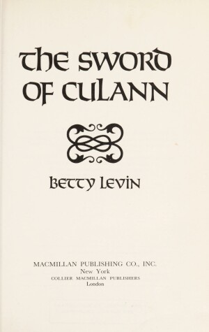 Book cover for The Sword of Culann