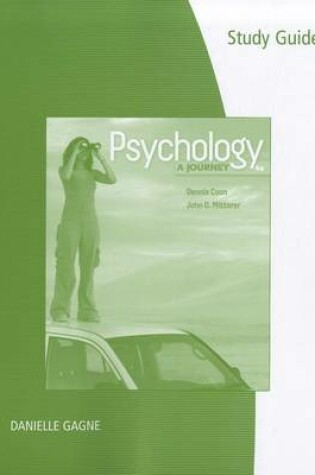 Cover of Study Guide for Coon/Mitterer's Psychology: A Journey, 4th
