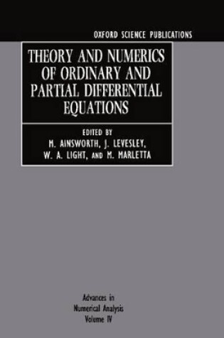 Cover of Theory and Numerics of Ordinary and Partial Differential Equations