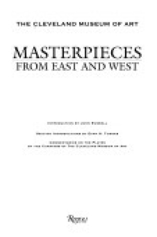 Cover of Masterpieces of East and West