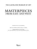 Book cover for Masterpieces of East and West