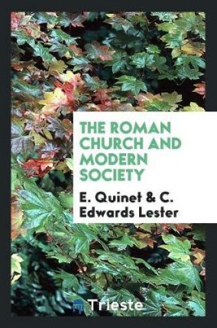 Cover of The Roman Church and Modern Society