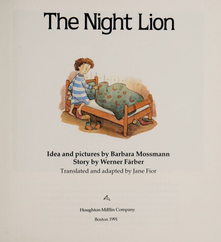 Book cover for Night Lion CL