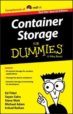 Book cover for Container Storage for Dummies, Red Hat Special Edition (Custom)