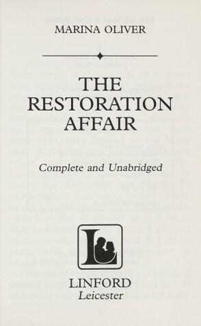 Cover of Restoration Affair