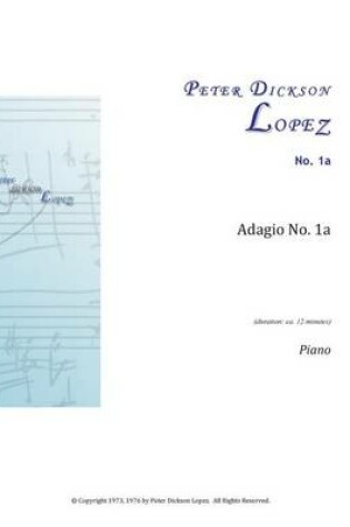 Cover of Adagio No. 1