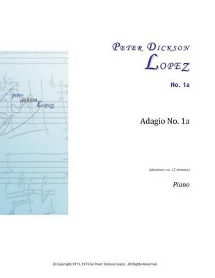 Book cover for Adagio No. 1