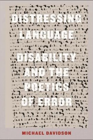 Cover of Distressing Language