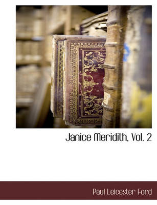 Book cover for Janice Meridith, Vol. 2