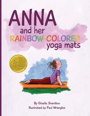Book cover for Anna and her Rainbow-Colored Yoga Mats
