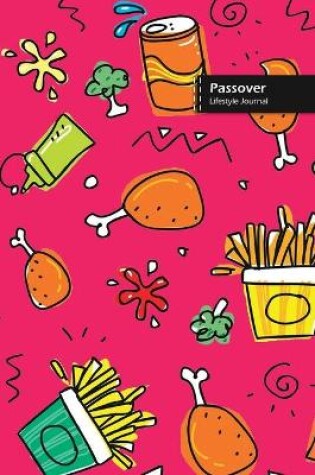 Cover of Passover Lifestyle Journal, Blank Write-in Notebook, Dotted Lines, Wide Ruled, Size (A5) 6 x 9 In (Pink)