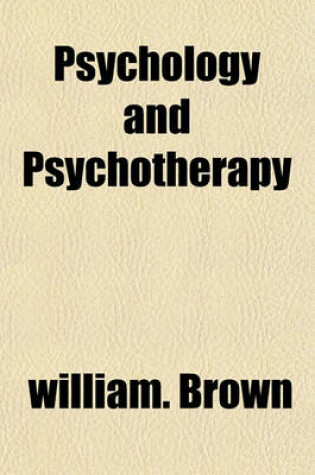 Cover of Psychology and Psychotherapy