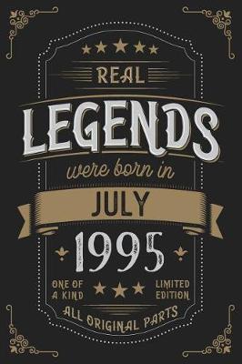 Book cover for Real Legends were born in July 1995