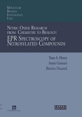 Cover of Nitric Oxide Research from Chemistry to Biology: EPR Spectroscopy of Nitrosylated Compounds