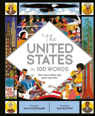 Book cover for The United States in 100 Words