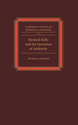 Cover of Richard Rolle and the Invention of Authority