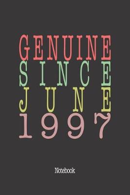 Book cover for Genuine Since June 1997