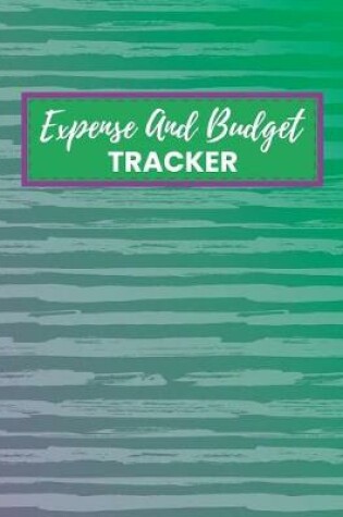 Cover of Expense and Budget Tracker