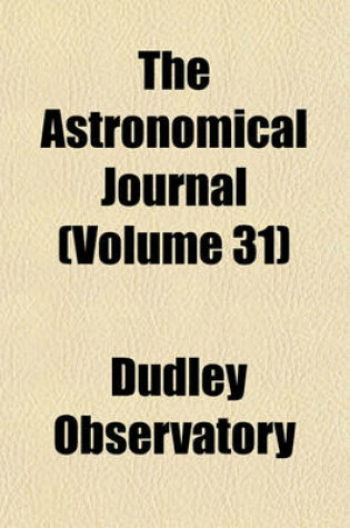 Cover of The Astronomical Journal (Volume 31)