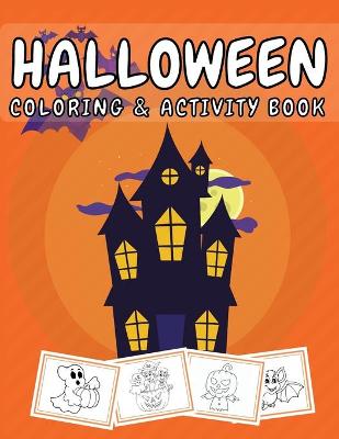 Book cover for Halloween Coloring & Activity Book