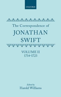 Book cover for The Correspondence of Jonathan Swift, Volume II: 1714-1723