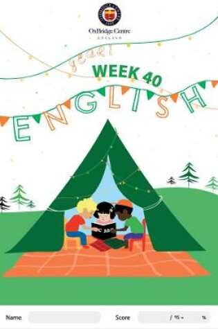 Cover of OxBridge Year 1 English Week 40