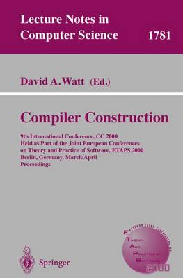 Book cover for Compiler Construction