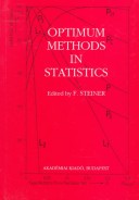 Cover of Optimum Methods in Statistics