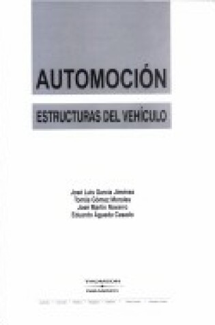 Cover of Estructuras Vehiculo Automocion