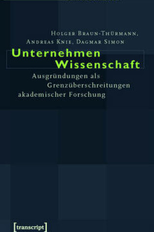 Cover of Unternehmen Wissenschaft