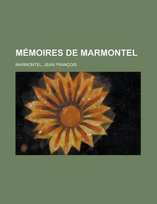 Book cover for Memoires de Marmontel (1)