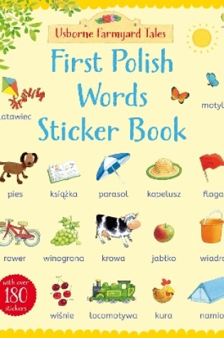 Cover of First Polish Words Sticker Book