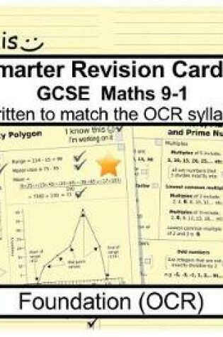Cover of Smarter Revision Cards Book - GCSE Maths 9-1 Foundation (OCR)