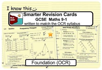 Book cover for Smarter Revision Cards Book - GCSE Maths 9-1 Foundation (OCR)