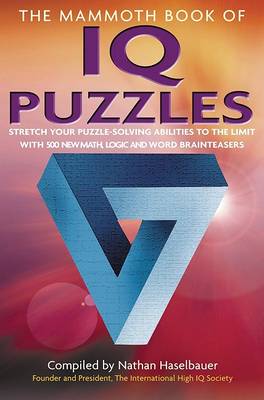 Book cover for The Mammoth Book of IQ Puzzles