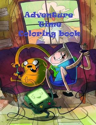 Book cover for Adventure Time Coloring Book