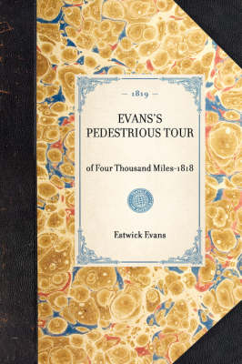 Book cover for Evans's Pedestrious Tour