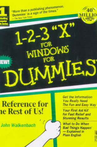 Cover of 1-2-3 for Windows 98 For Dummies