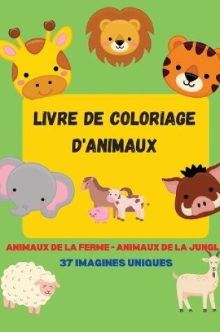 Cover of Livre de coloriage d'animaux