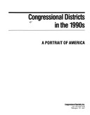 Book cover for Congressional Districts in the 1990s