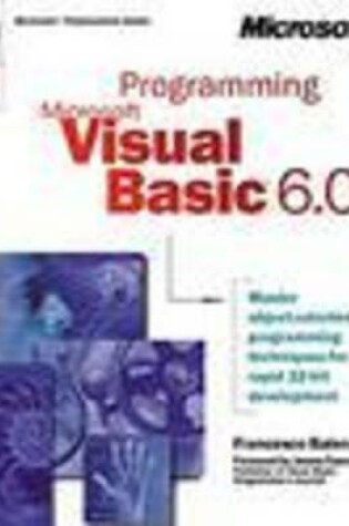 Cover of Programming Microsoft Visual Basic 6.0